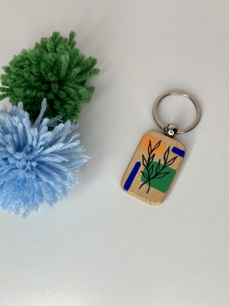 Porte clé Feuillage